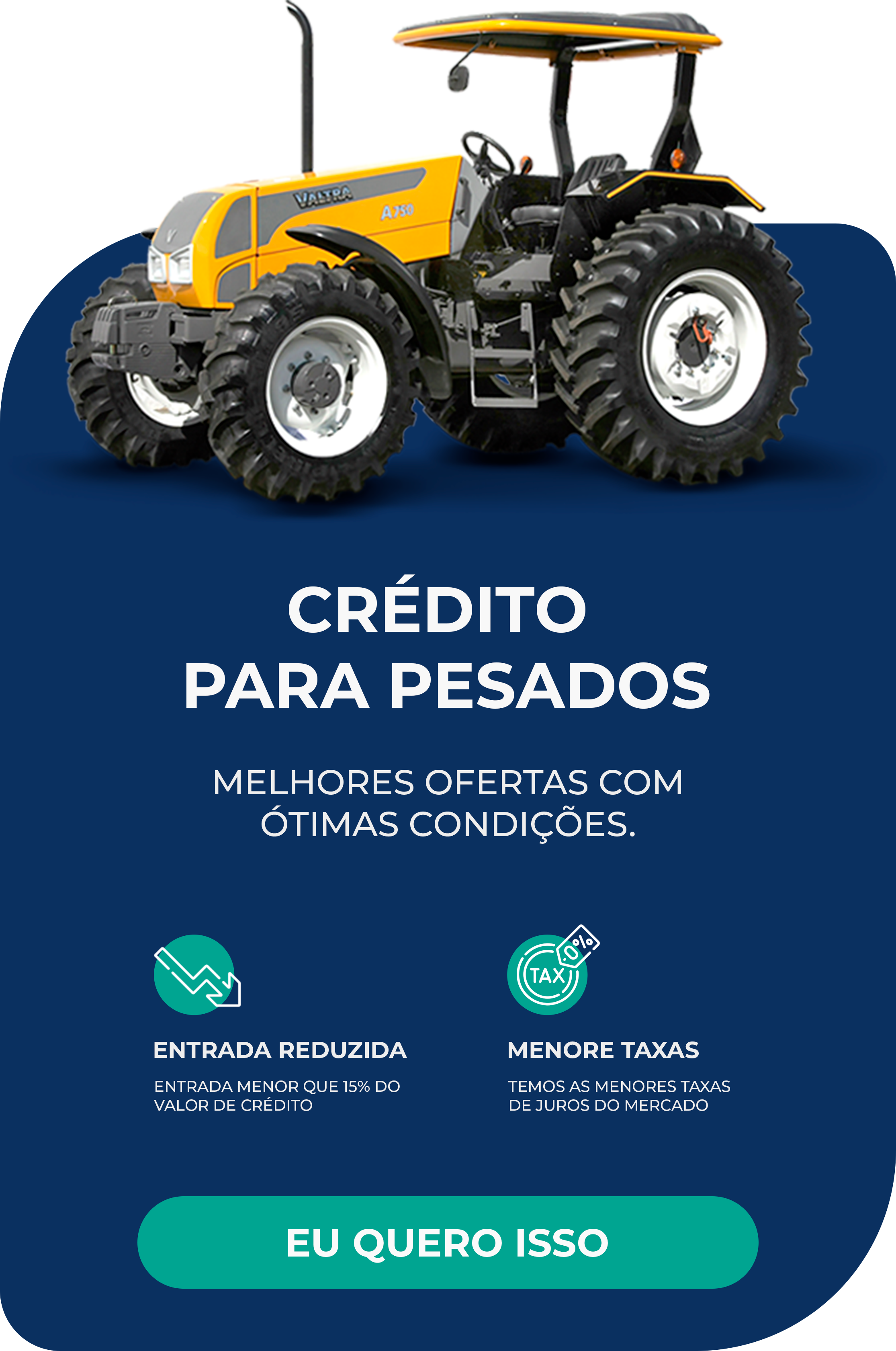 Amostragem de Bem Pesados Trator mobile